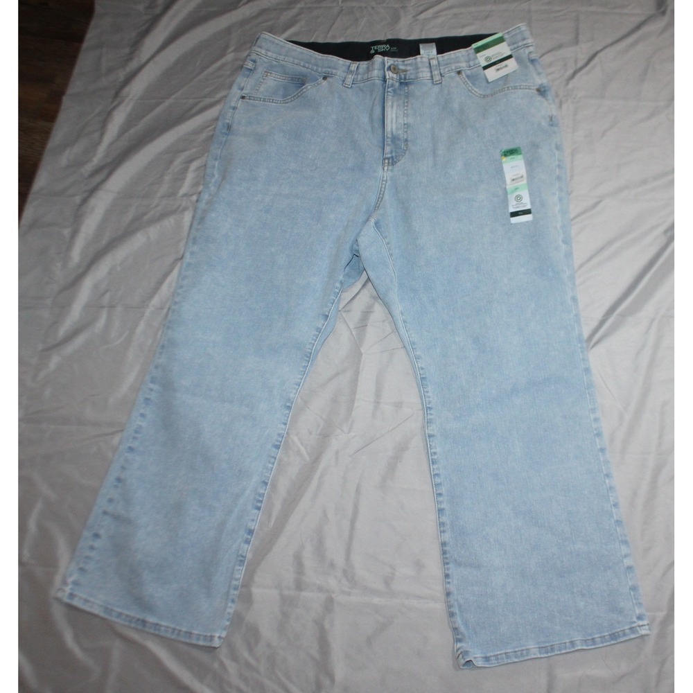 Terra & Sky bootcut plus size jeans size 24W light color